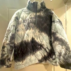 Entro Half Zip Tye Dye Sweater